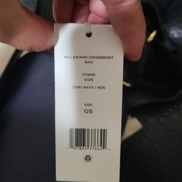 Tory Burch Navy Miller Mini Crossbody Bag Nwt - Picture 11 of 12